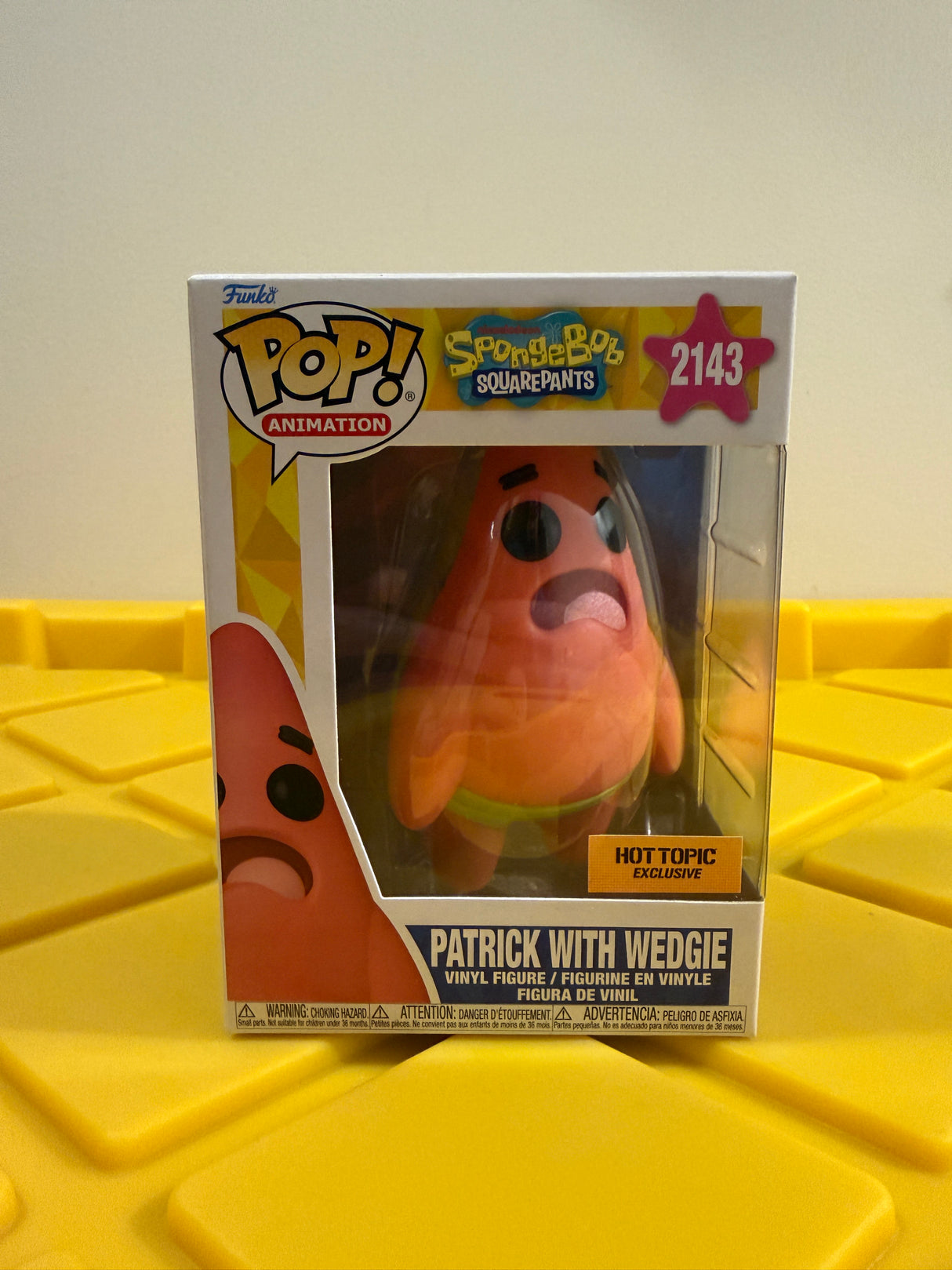 Funko POP! Patrick with Wedgie - Limited Edition Hot Topic Exclusive