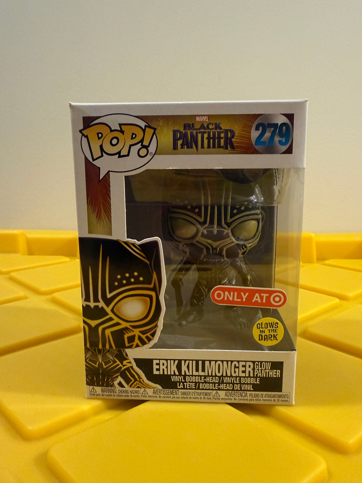 Funko POP! Erik Killmonger Glow Panther (Glow) - Limited Edition Target Exclusive