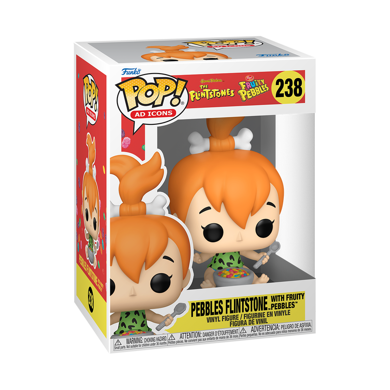 Pebbles Flintstone with Fruity Pebbles Funko Pop