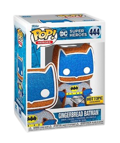 Funko POP! Gingerbread Batman (Diamond) - Limited Edition Hot Topic Exclusive