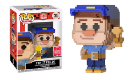 Funko POP! Fix-It Felix (8-Bit) - Limited Edition 2018 SDCC Exclusive