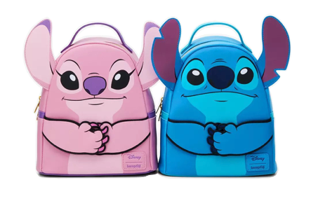 Stitch & Angel Magnetic Hands Loungefly Backpacks