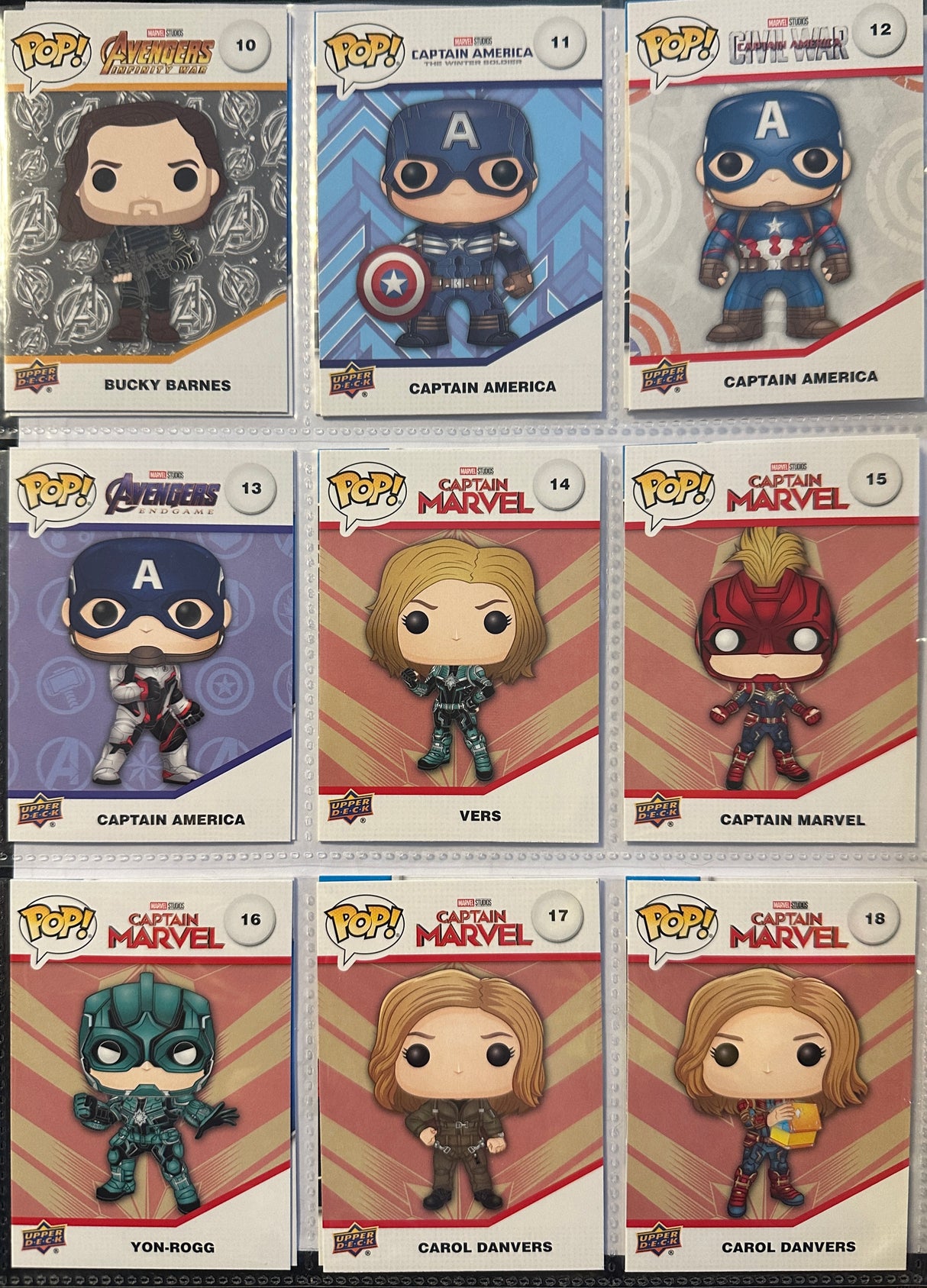 The Infinity Saga Trading Cards (#10-18)