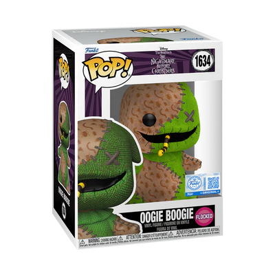 Funko POP! Oogie Boogie (Patchwork) (Flocked) - Limited Edition Hot Topic Exclusive
