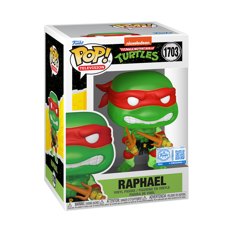 Funko POP! Raphael (Translucent Green) - Limited Edition Funko Shop Exclusive