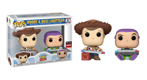 Funko POP! Woody & Buzz Lightyear (2-Pack) - Limited Edition 2024 C2E2 Exclusive