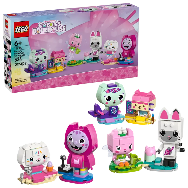 LEGO Gabby's Brick-Built Cat Friends