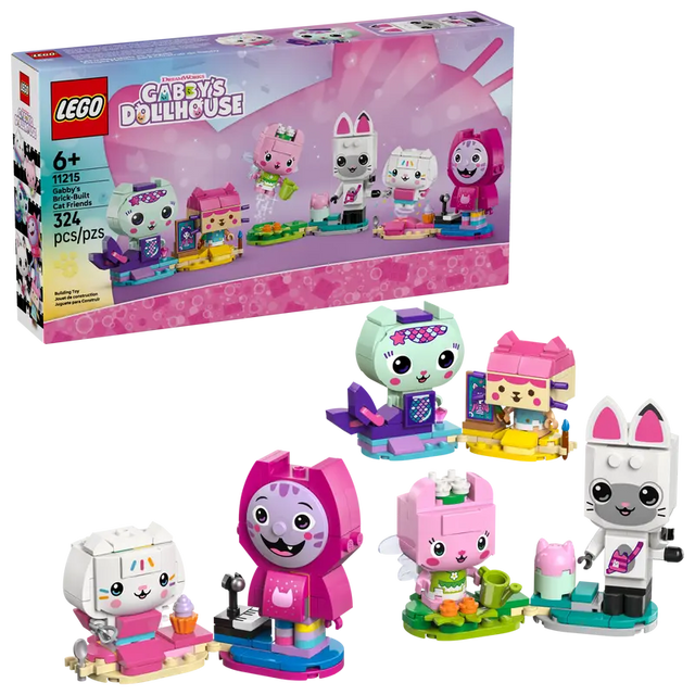 LEGO Gabby's Brick-Built Cat Friends