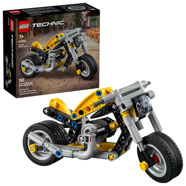 LEGO Yellow Motorcycle