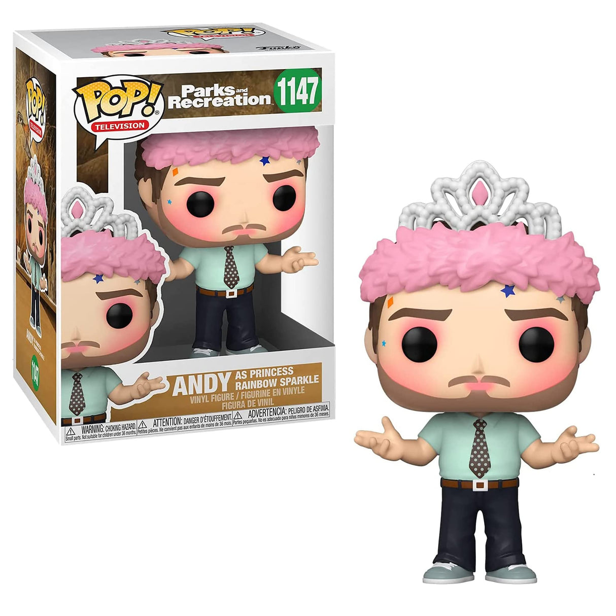 Funko POP! Andy as Princess Rainbow Sparkle