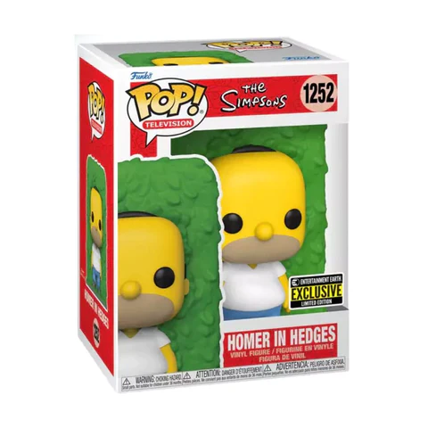 Homer In Hedges - Limited Edition Entertainment Earth Exclusive