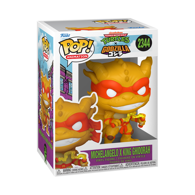 Funko POP! Michelangelo x King Ghidorah (Pre-Order)