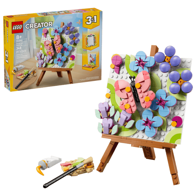 LEGO Floral Art Decor Painting