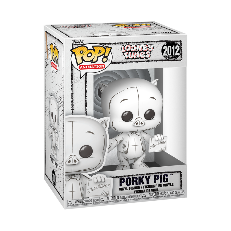 Funko POP! Porky Pig (Sketched Deco)