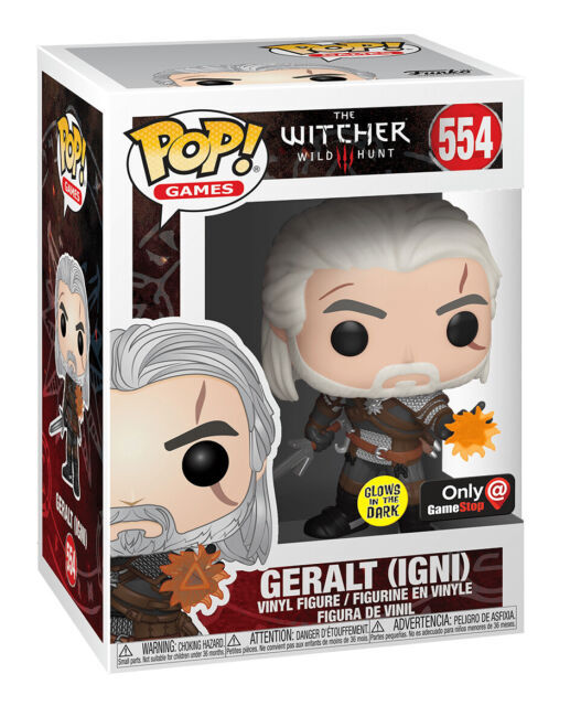 Funko POP! Geralt (Glow) - Limited Edition EB Games Exclusive