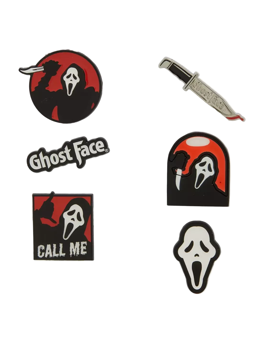 Ghost Face Icons Blind Box Enamel Pin Hot Topic Exclusive