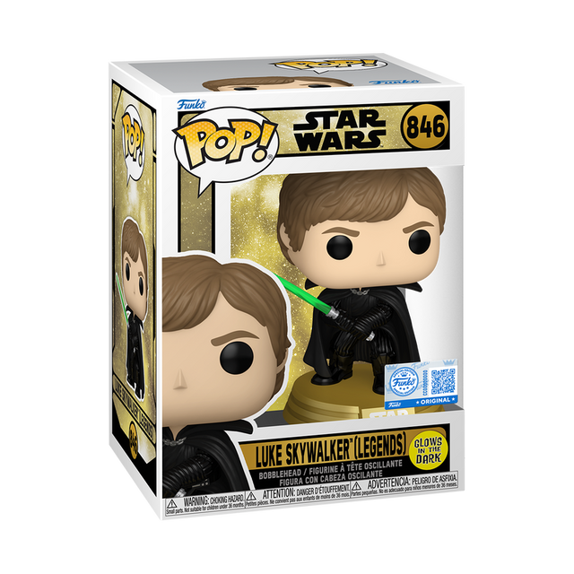 Funko POP! Luke Skywalker (Legends) (Glow) - Limited Edition Specialty Series Exclusive (Pre-Order)