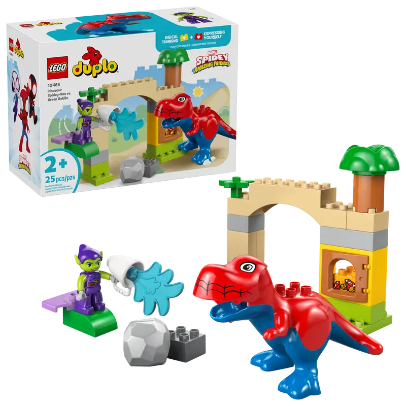 LEGO Dinosaur Spidey-Rex vs. Green Goblin