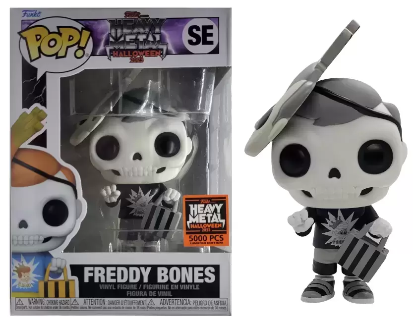 Funko POP! Freddy Bones (L.E. 5000) - Limited Edition 2023 Heavy Metal Halloween Exclusive