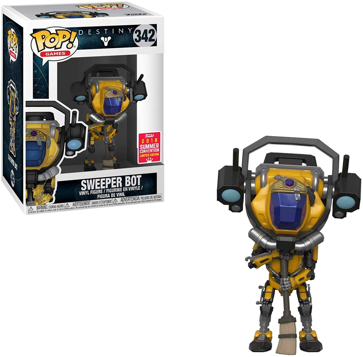 Funko POP! Sweeper Bot - Limited Edition 2018 SDCC Exclusive