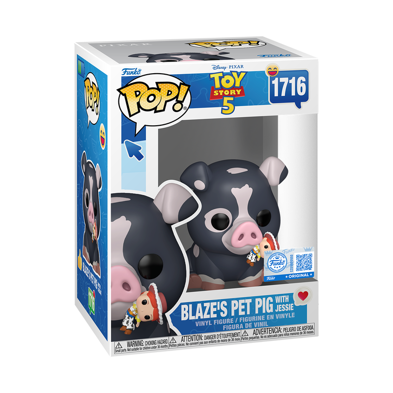 Funko POP! Blaze's Pet Pig with Jessie - Limited Edition Funko Shop Exclusive