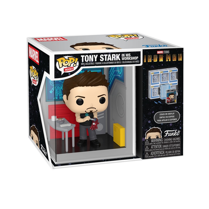 Funko POP! Tony Stark in his Workshop (Nooks)