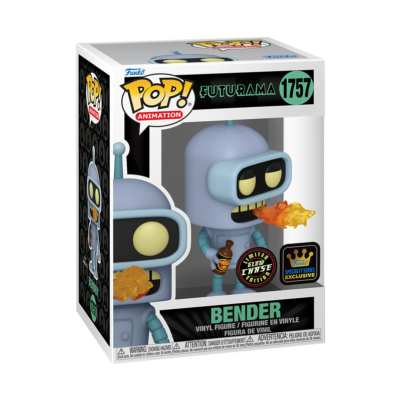 Funko POP! Bender (Burping) (Glow) - Limited Edition Chase