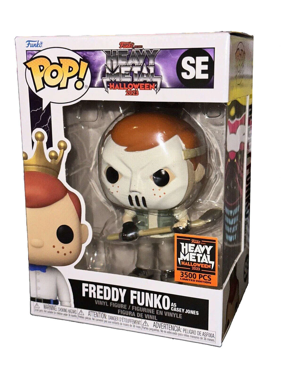 Funko POP! Freddy Funko as Casey Jones (L.E. 3500) - Limited Edition 2023 Heavy Metal Halloween Exclusive