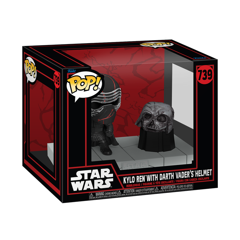 Kylo Ren With Darth Vader's Helmet