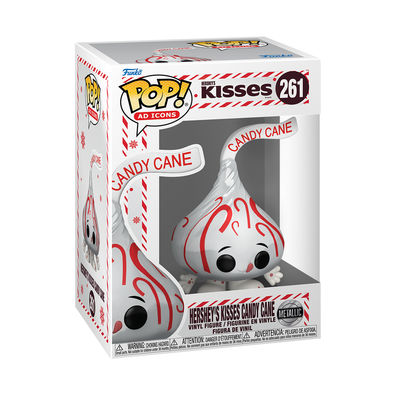 Funko POP! Hershey's Kisses Candy Cane (Metallic)
