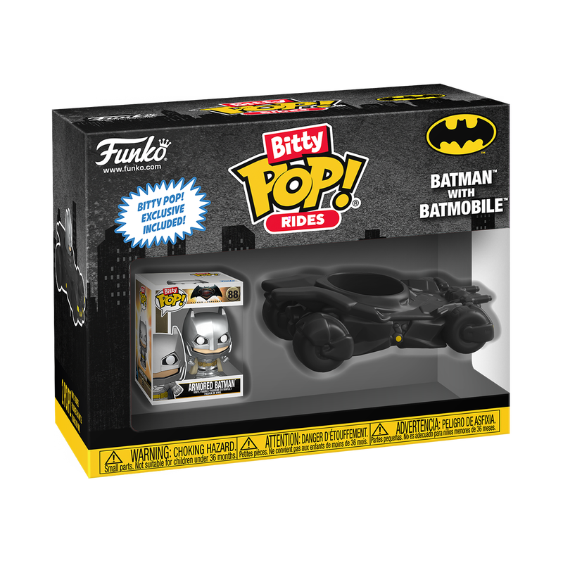 Bitty POP! Batman With Batmobile