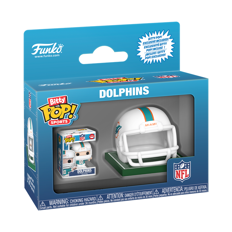 Bitty POP! Helmet & Player Dolphins
