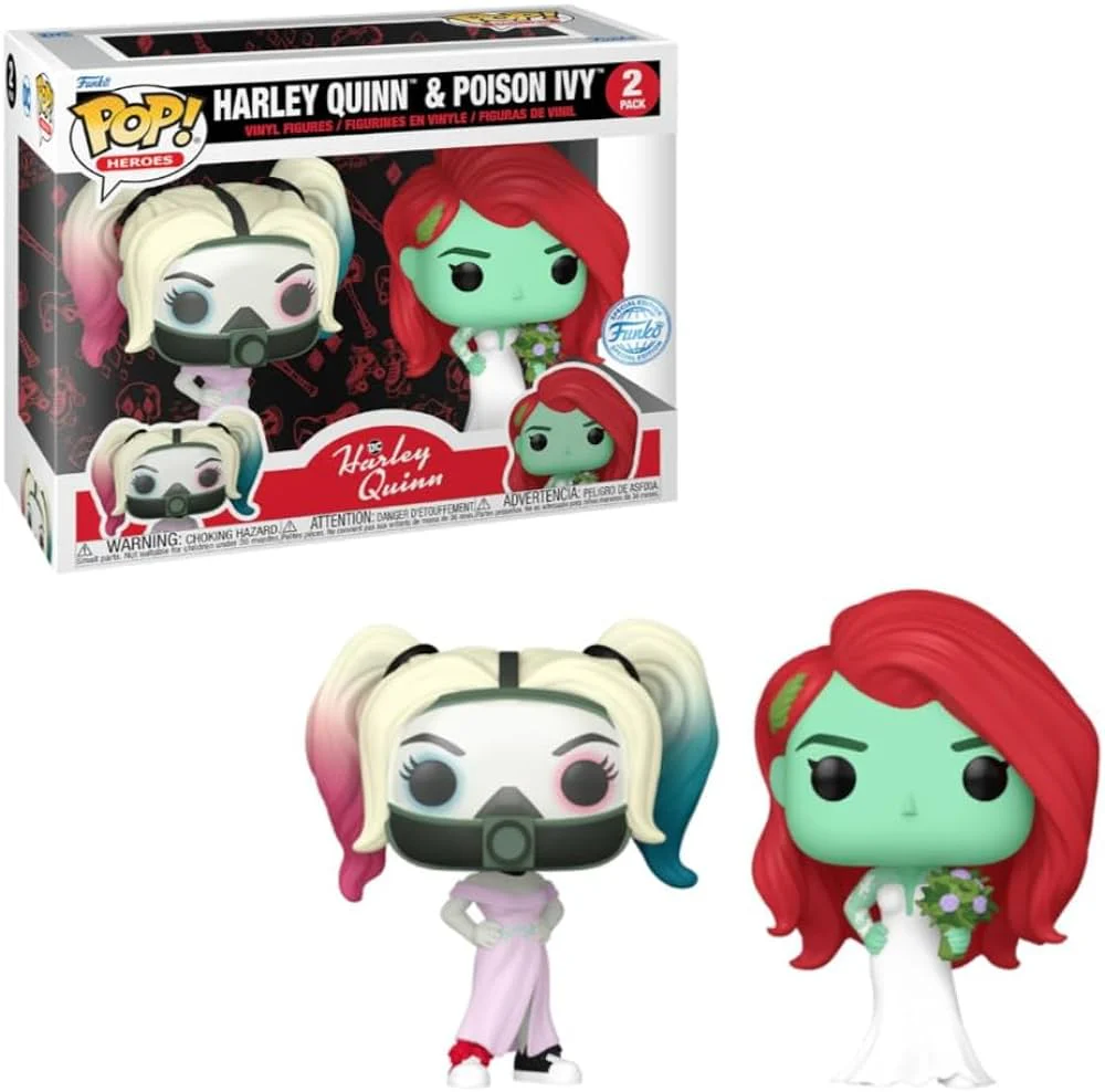 Funko POP! Harley Quinn & Poison Ivy (2-Pack) - Limited Edition Special Edition Exclusive
