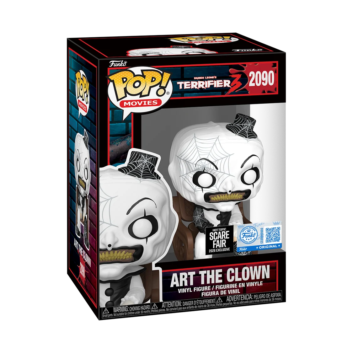 Funko POP! Art the Clown - Limited Edition Hot Topic 2026 Scare Fair Exclusive