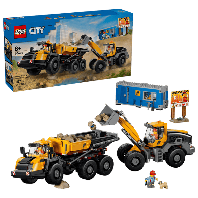 LEGO Dump Truck & Front End Loader