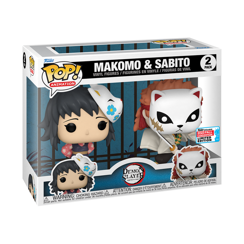 Funko POP! Makomo & Sabito (2-Pack) - Limited Edition 2023 NYCC Exclusive