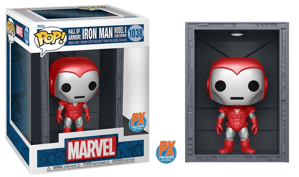 Funko POP! 6" Hall of Armor: Iron Man Model 8 - Limited Edition PX Previews Exclusive