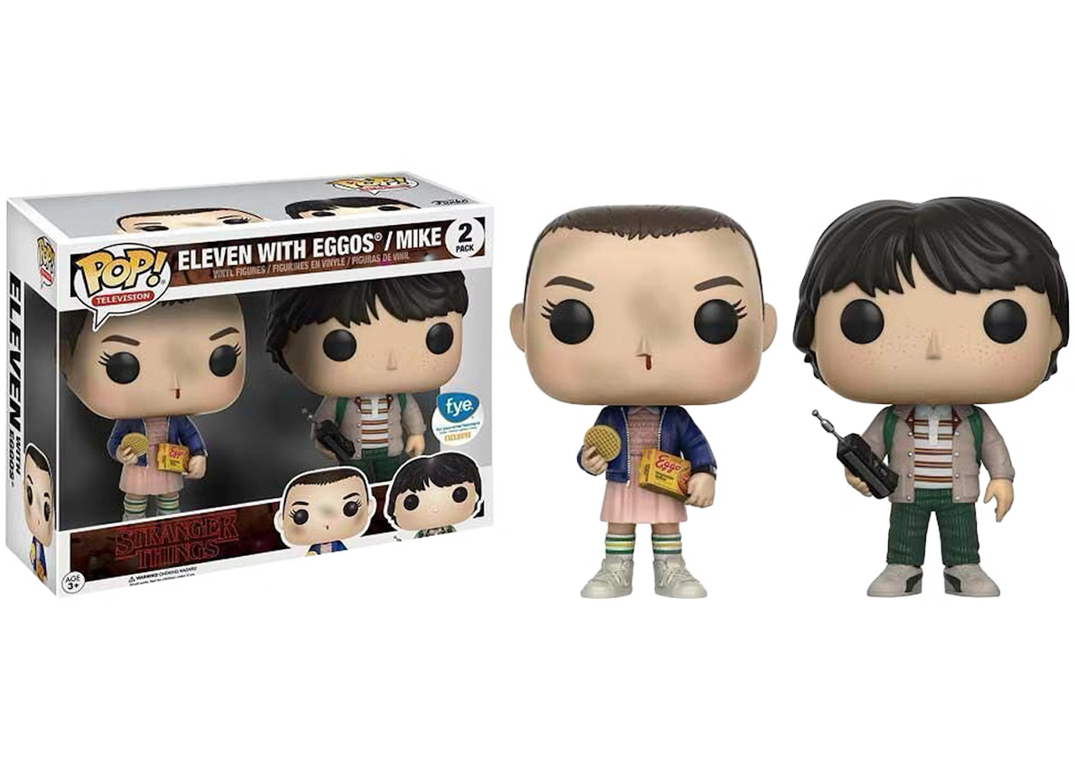 Funko POP! Eleven with Eggos / Mike (2-Pack) - Limited Edition FYE Exclusive