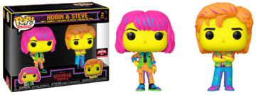 Funko POP! Robin & Steve (Black Light) (2-Pack) - Limited Edition 2024 Target Con Exclusive