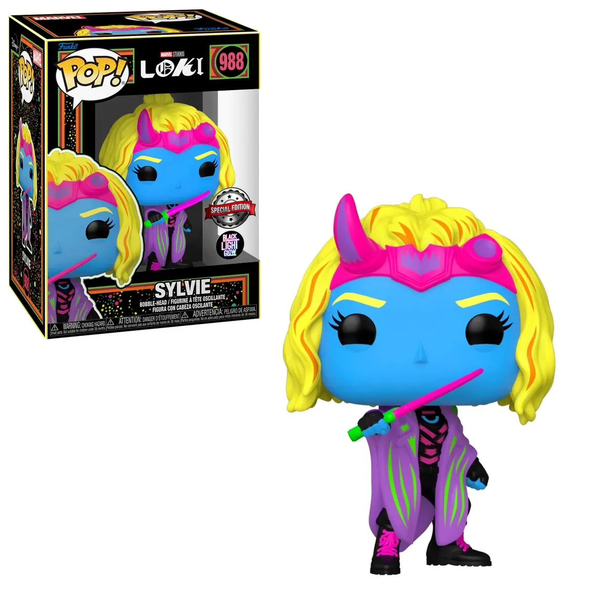 Funko POP! Sylvie (Black Light) - Limited Edition Special Edition Exclusive