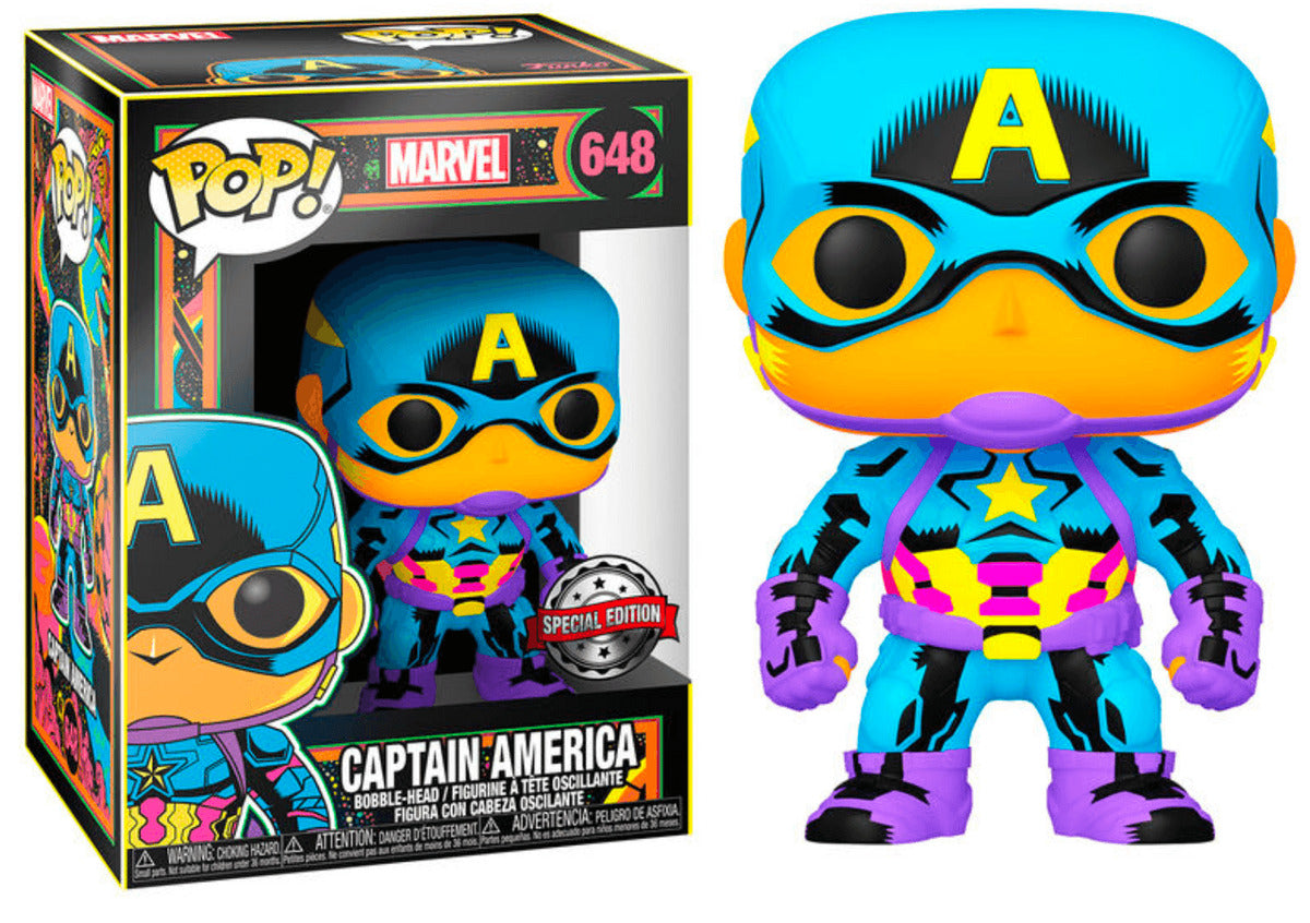 Captain America (Black Light) - Limited Edition Special Edition Exclusive