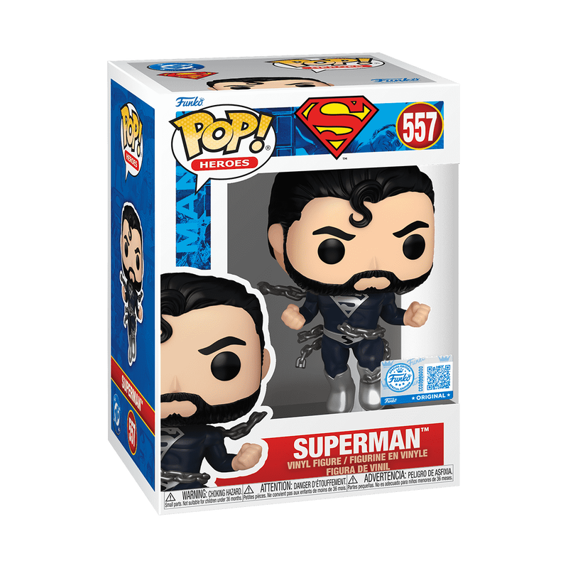 Funko POP! Superman (Black Suit) - Limited Edition Target Exclusive