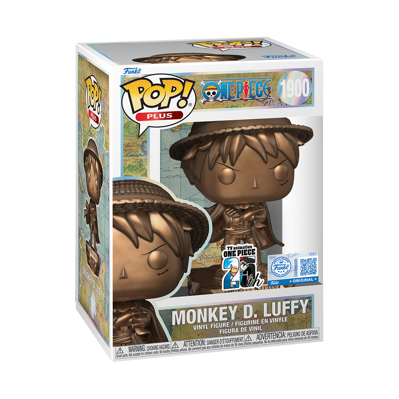 Funko POP! Plus Monkey D. Luffy Statue (Bronze) - Limited Edition Funko Shop Exclusive