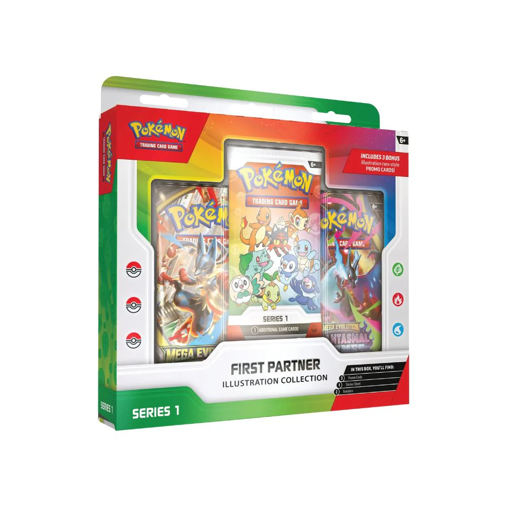 Pokémon First Partner Illustration Collection - Series 1