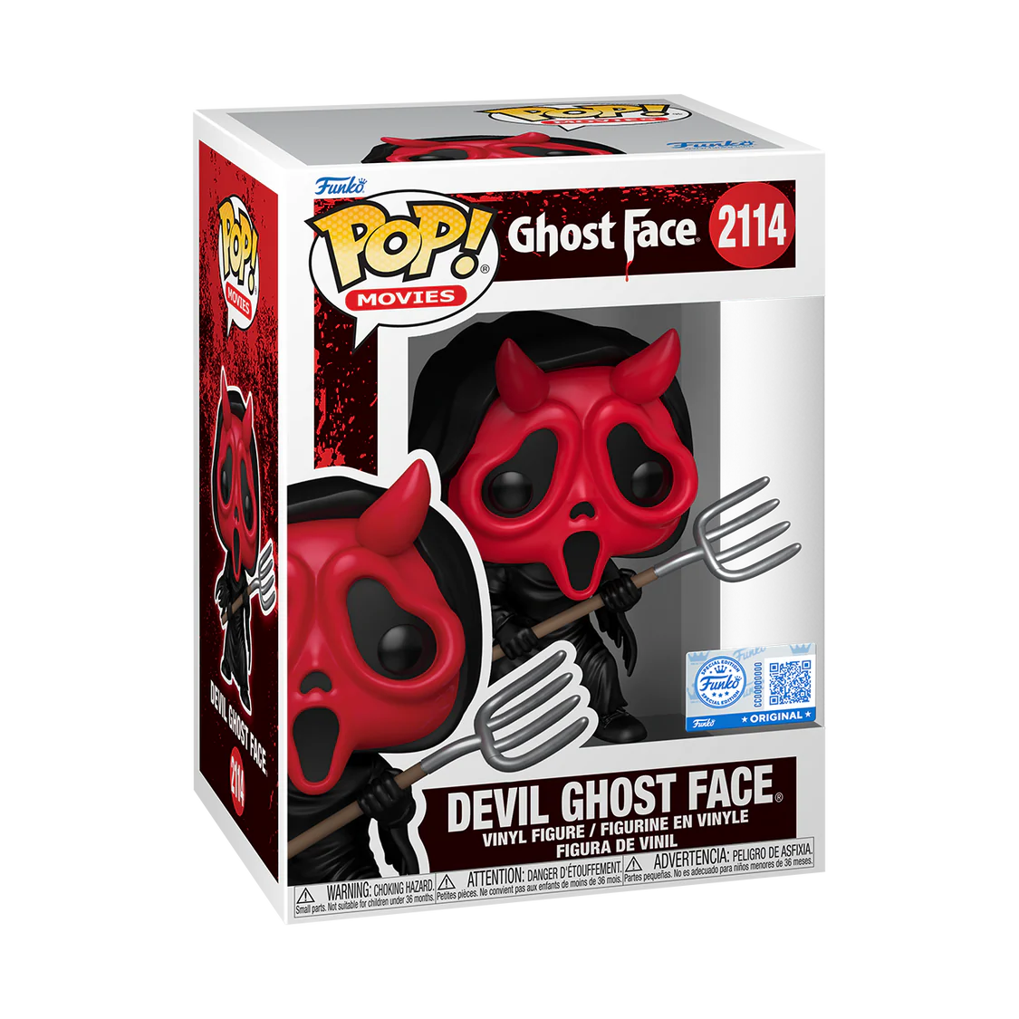 Funko POP! Devil Ghost Face - Limited Edition Entertainment Earth Exclusive
