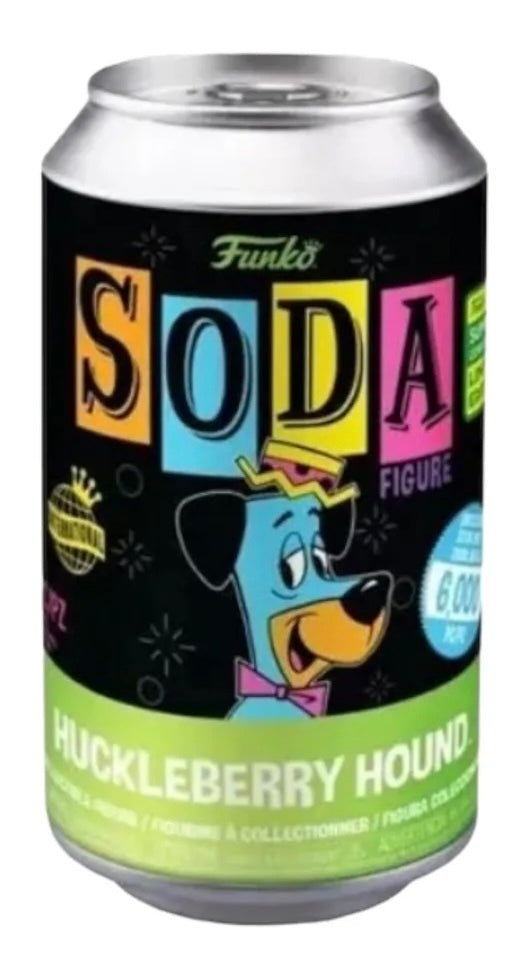 Funko Soda! Huckleberry Hound (Black Light) - Limited Edition Chase - Limited Edition 2022 SDCC Exclusive