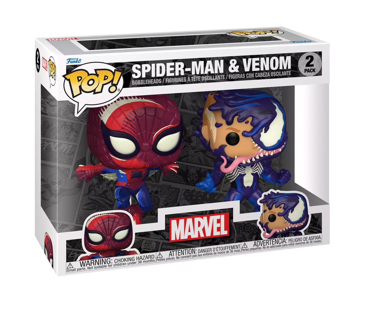 Funko POP! Spider-Man & Venom (2-Pack)