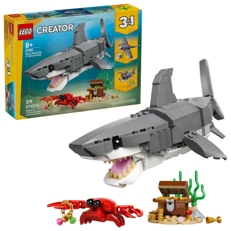 LEGO Fierce Shark with a Treasure Chest