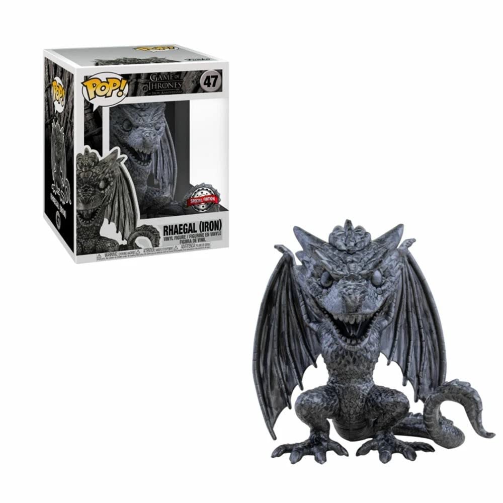 Funko POP! 6" Rhaegal (Iron) - Limited Edition Special Edition Exclusive