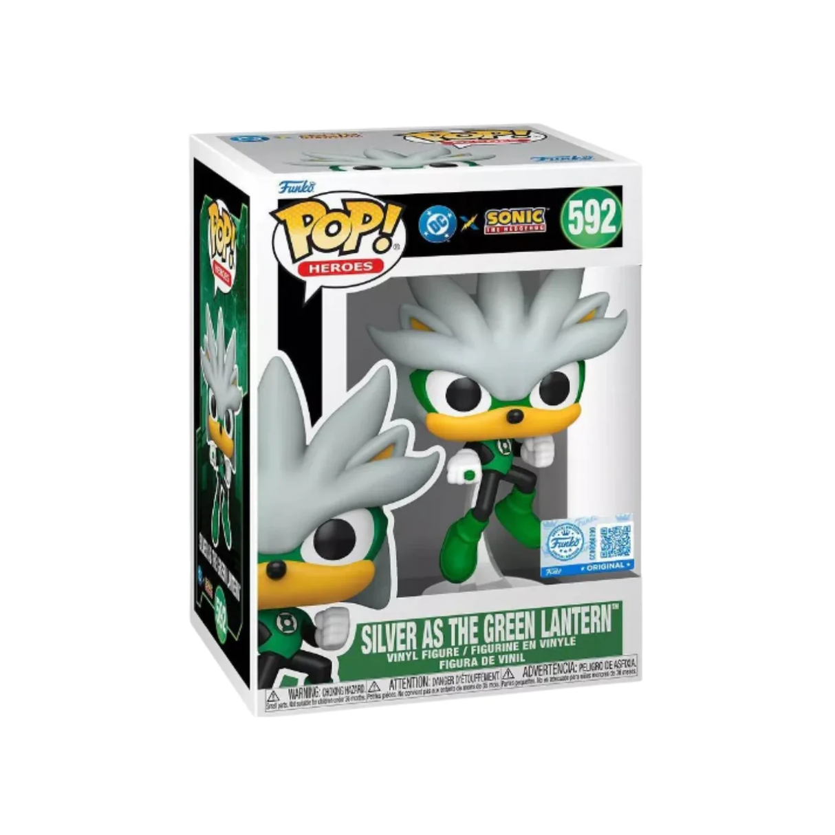 Funko POP! Silver as The Green Lantern - Limited Edition Target Exclusive